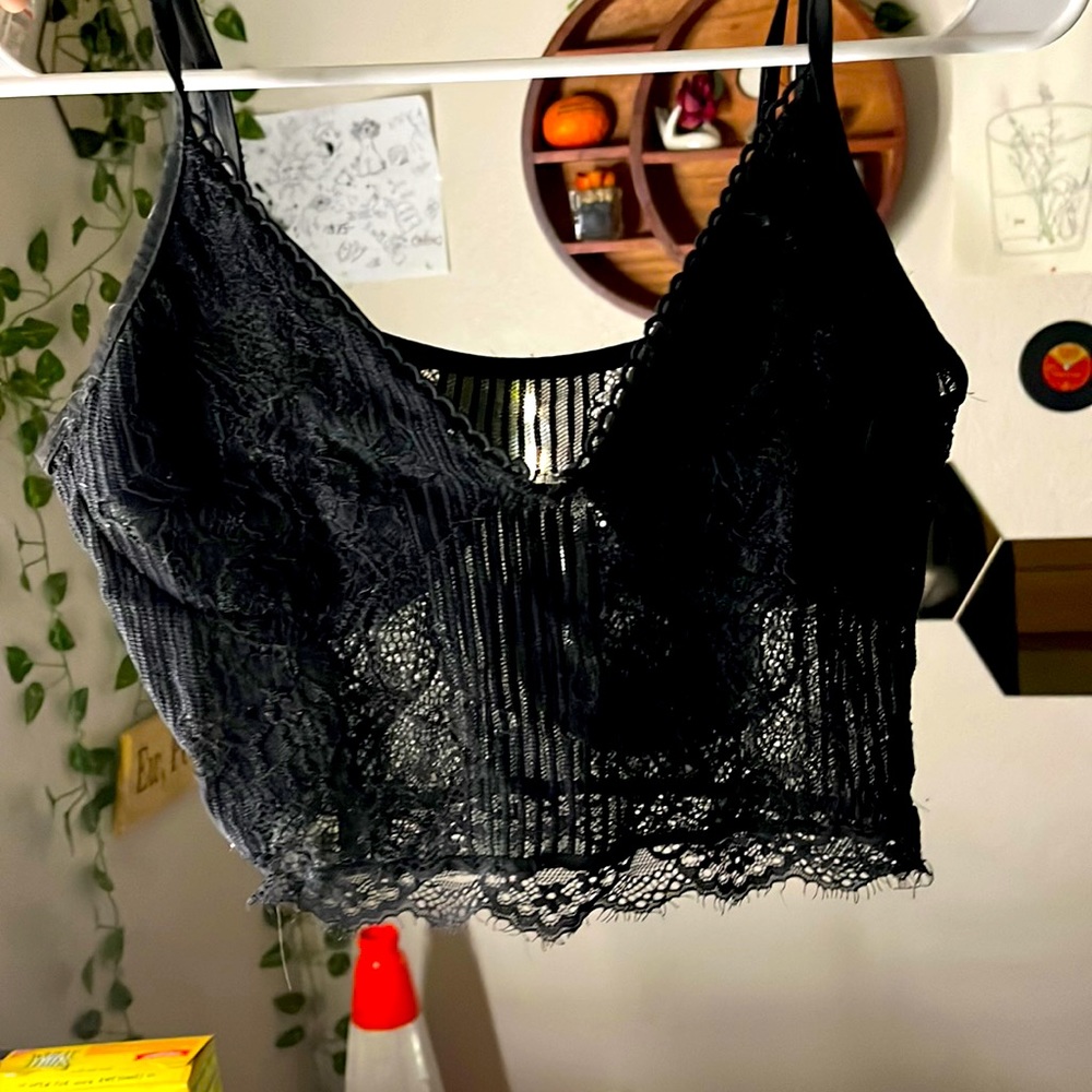 Black Lace tank top